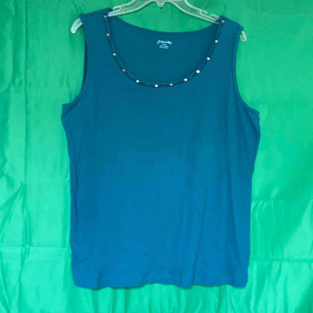 St. John’s Bay turquoise extra large tank top